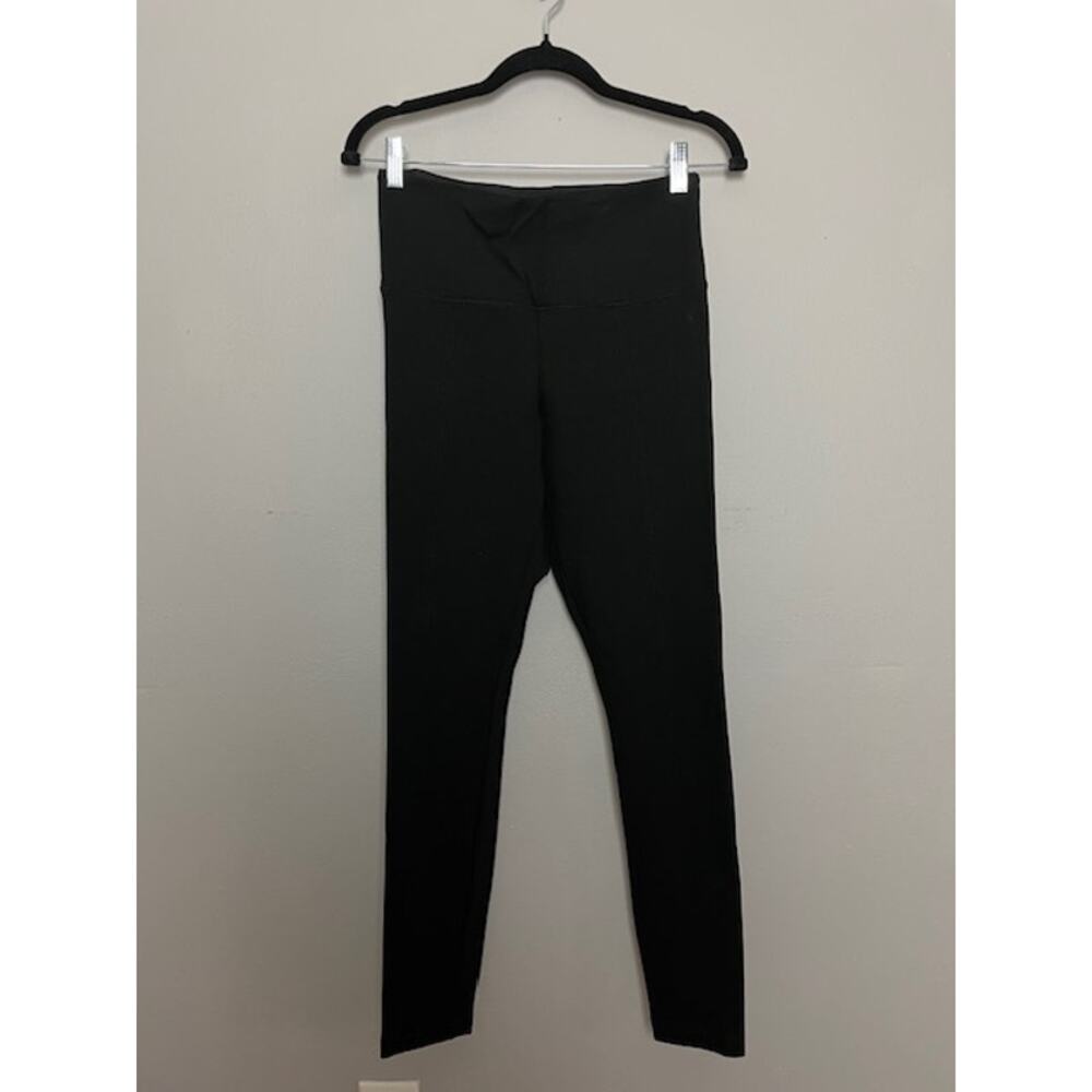 Lysse Black High Waist Leggings Pull On Slim Ponte Stretch Pants Women M